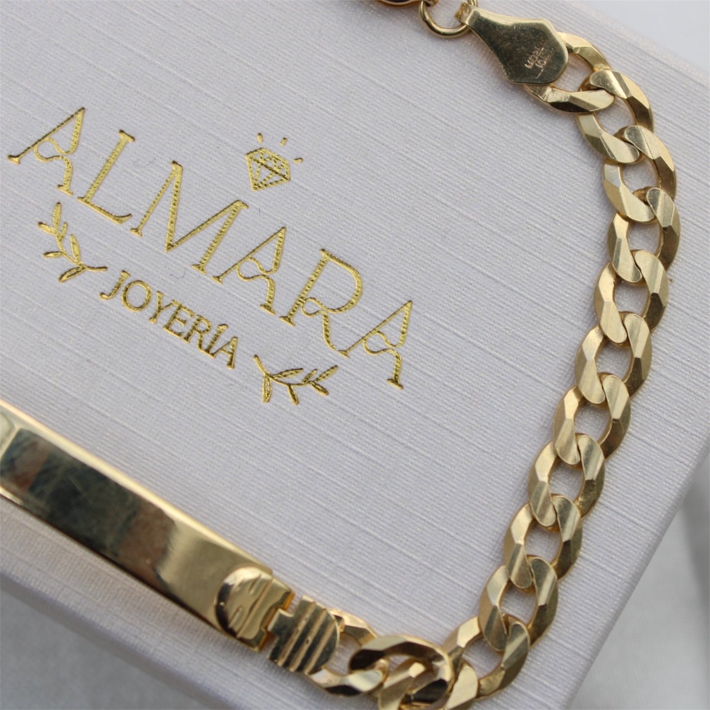 Esclava Barbada Oro 10K