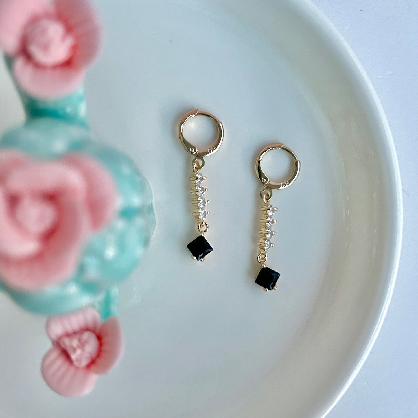 Aretes Largos con Zirconias