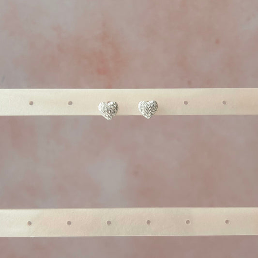 Aretes de Corazón con Zirconias