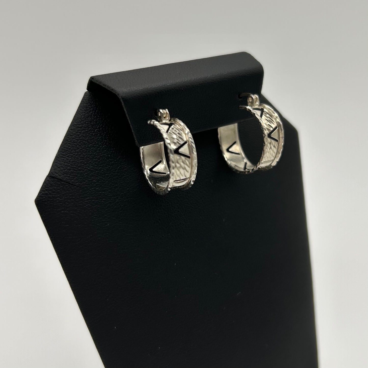 Arracadas de Grecas en Plata