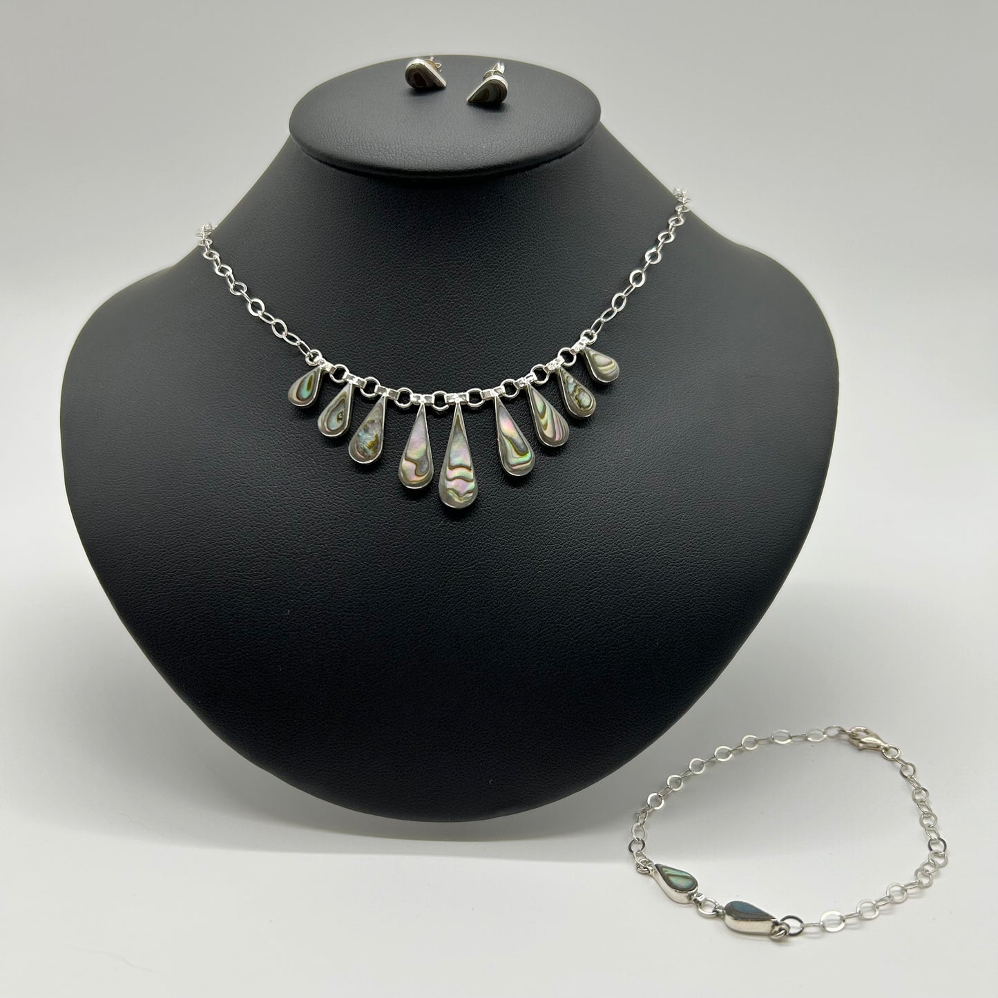 Conjunto de Piedras Naturales de Ópalo y Plata