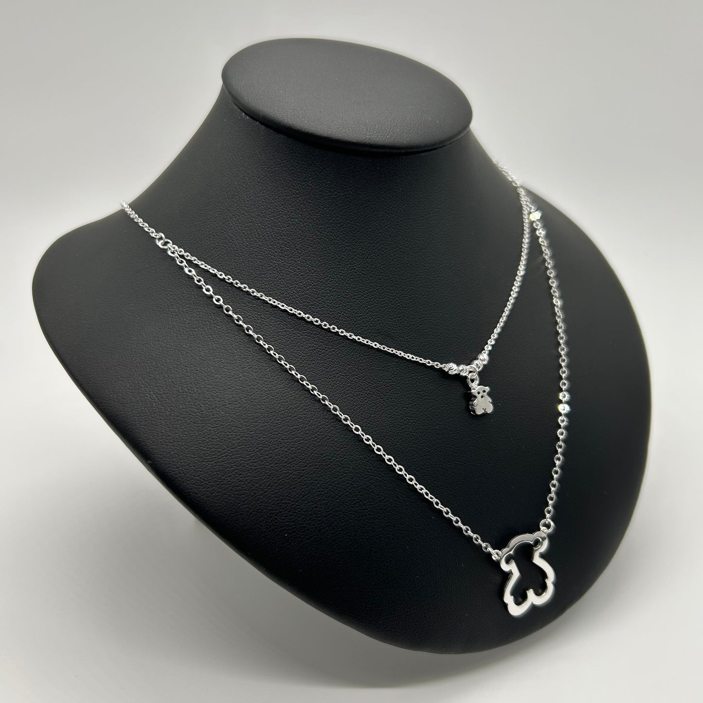 Collar Doble TOUS de Plata