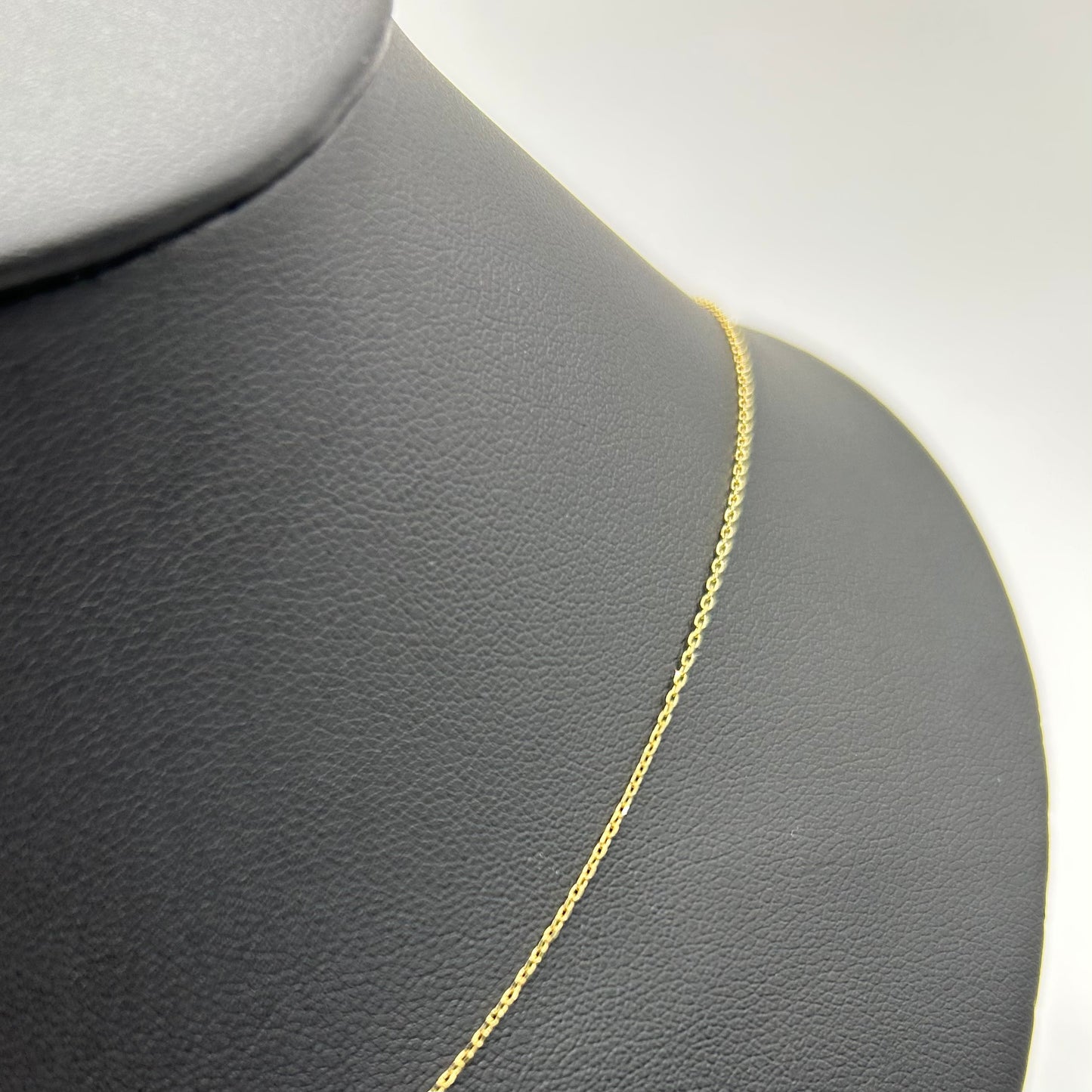 Cadena Delgada Sencilla de 50 cm de Oro 10K