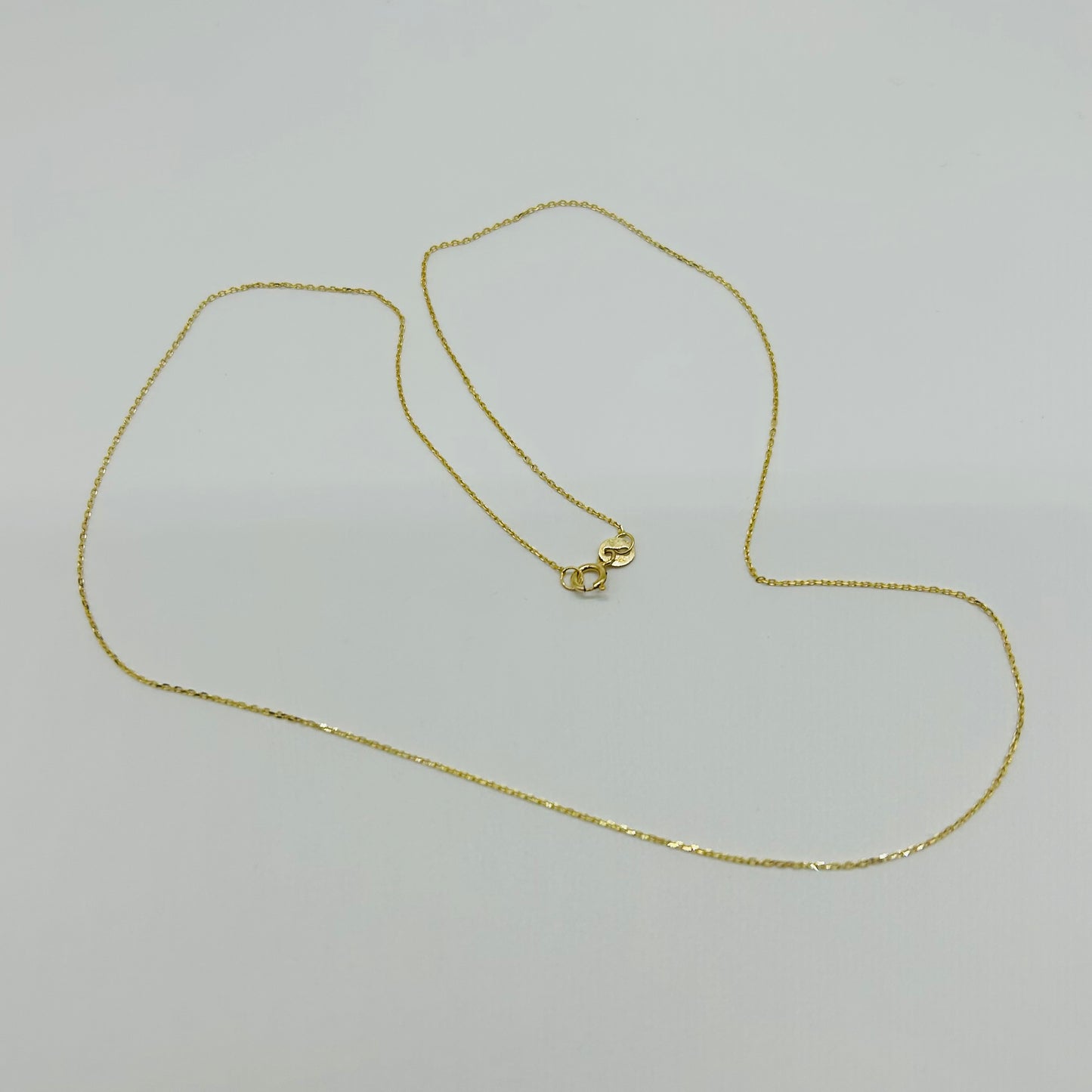 Cadena Delgada Sencilla de 50 cm de Oro 10K