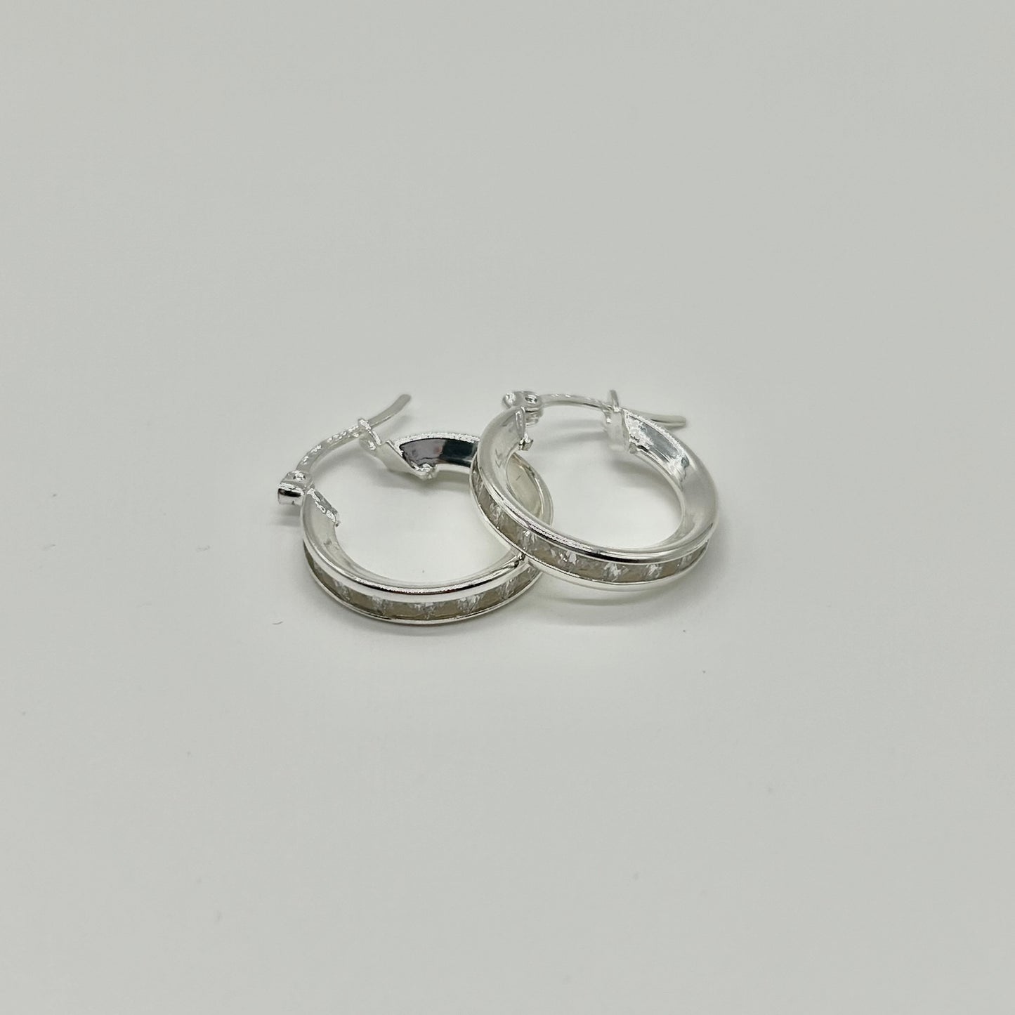 Arracadas con Zirconias de Plata