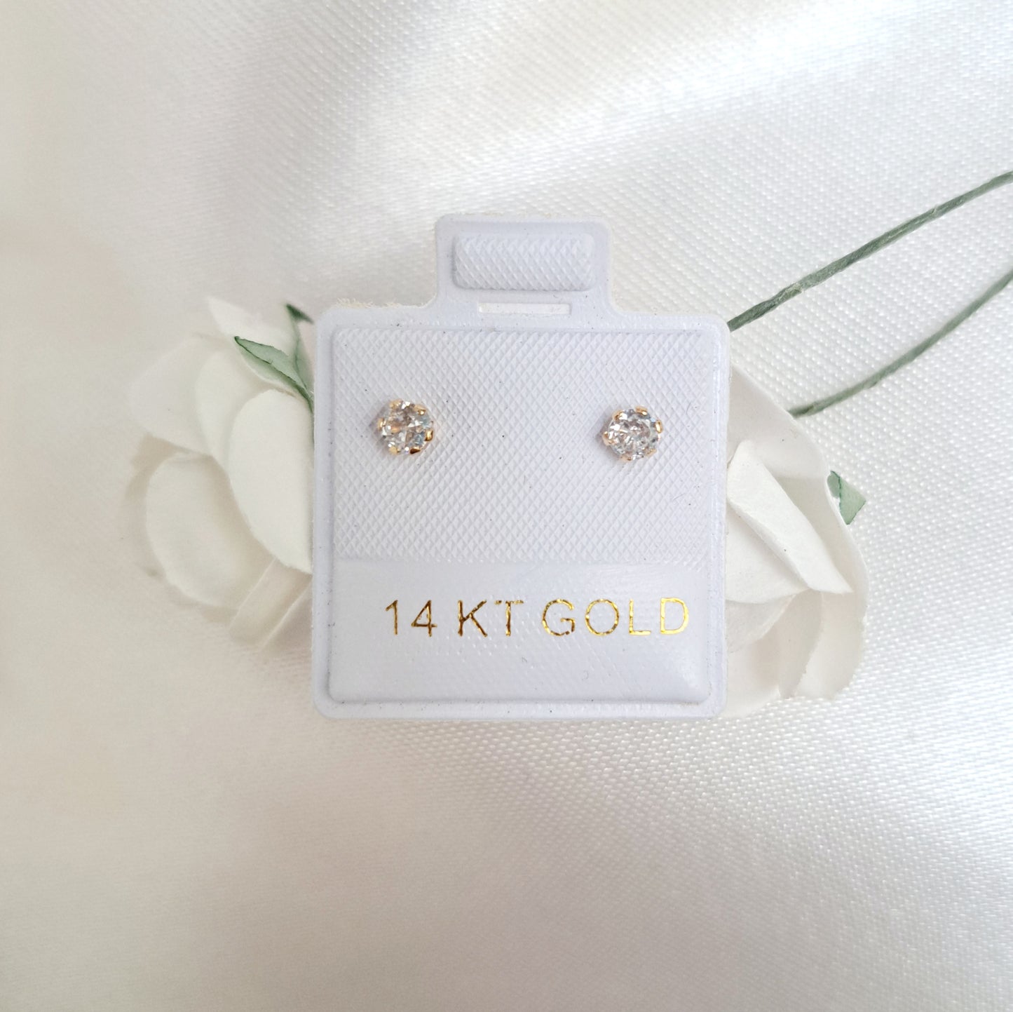 Broquel Zirconia Mini 14K