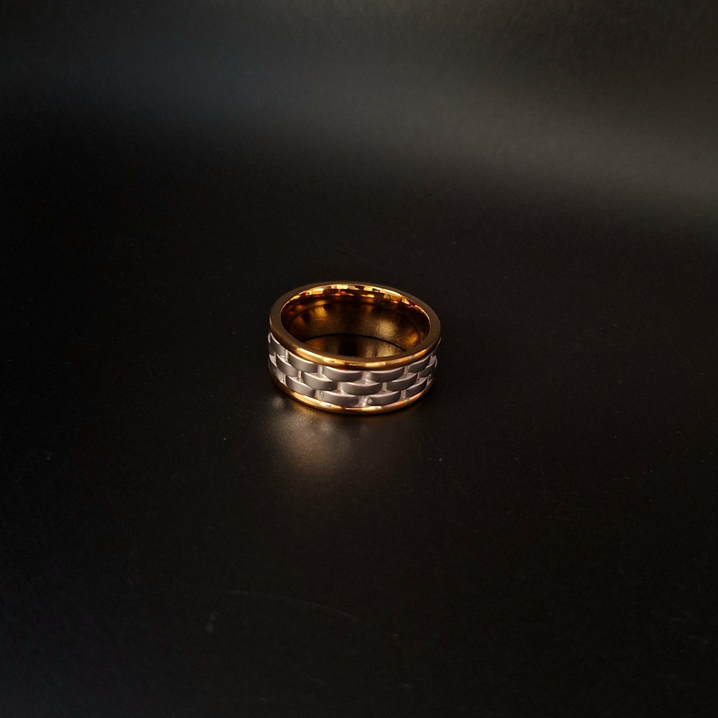 Anillo Trenzado Bicolor
