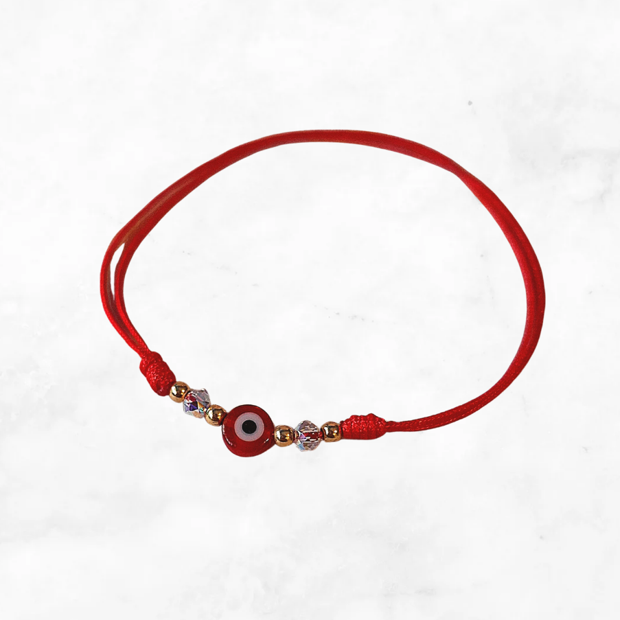 Pulsera Roja de Hilo Para la Buena Suerte