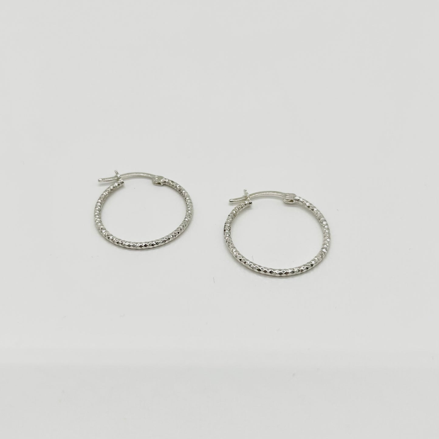 Arracadas Facetadas de Plata