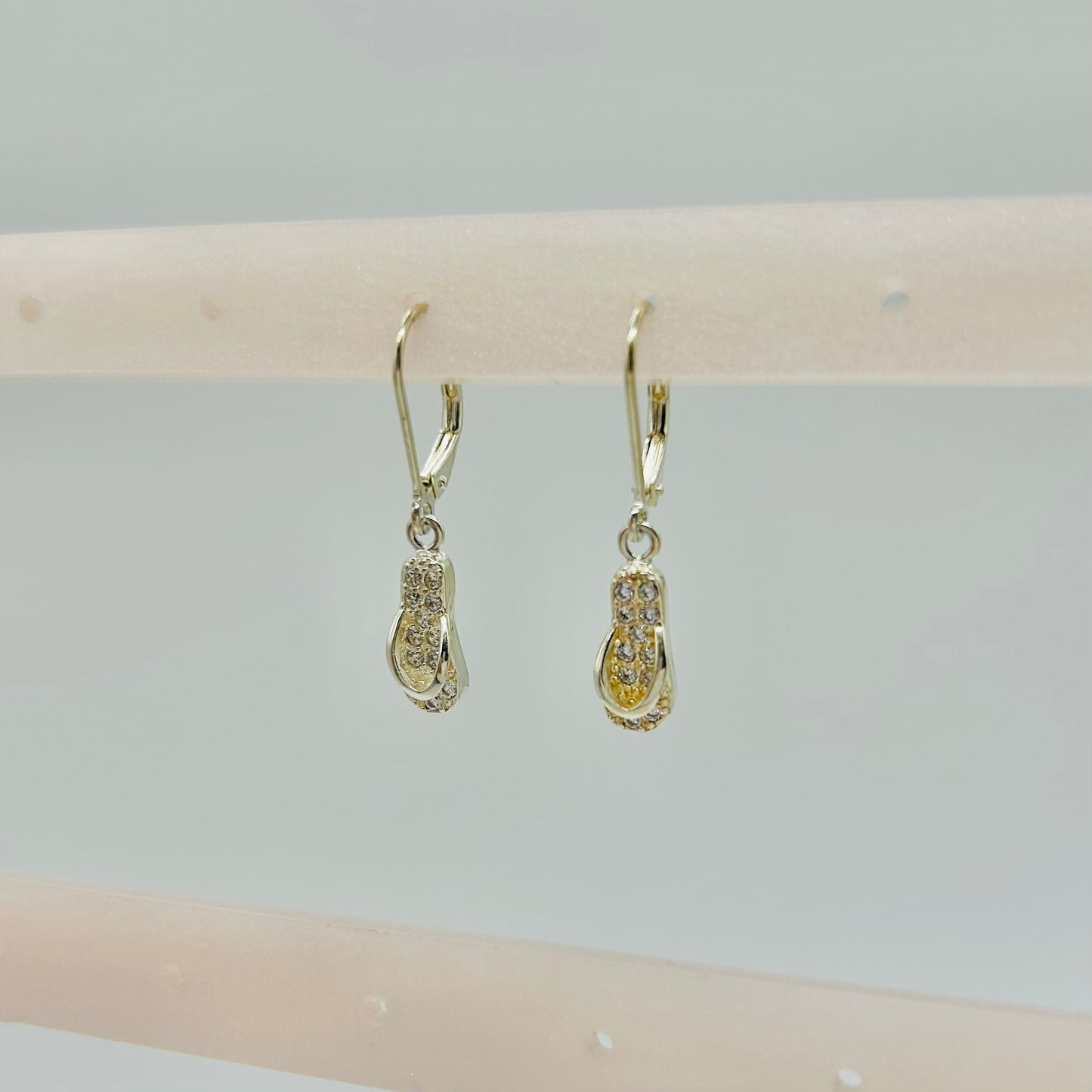 Aretes Sandalias de Plata con Zirconias