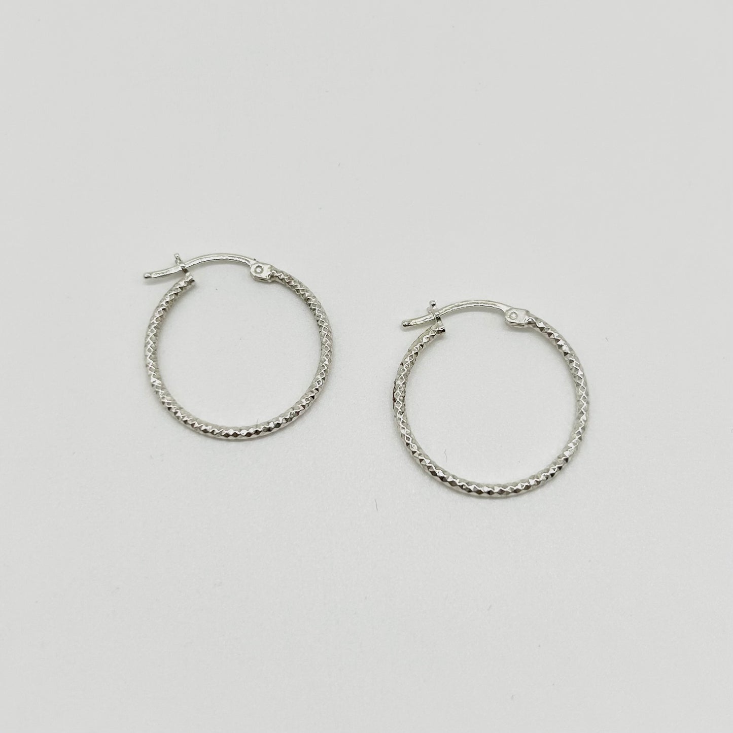 Arracadas Facetadas de Plata