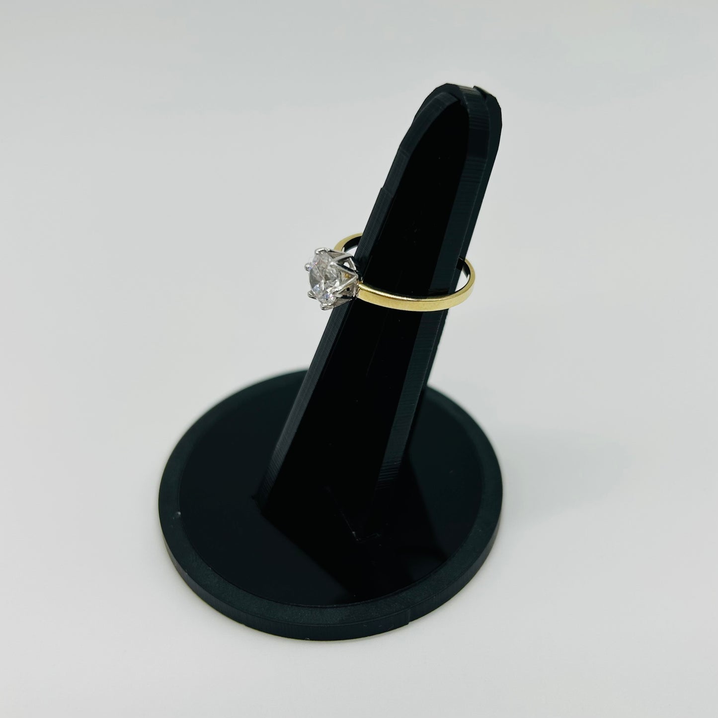 Anillo Solitario Corona Pequeña Oro 14K