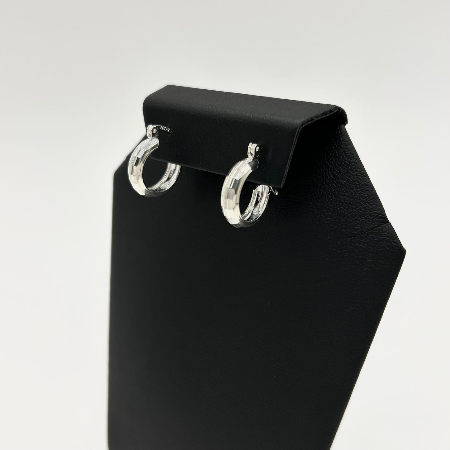 Arracadas Facetadas de Plata