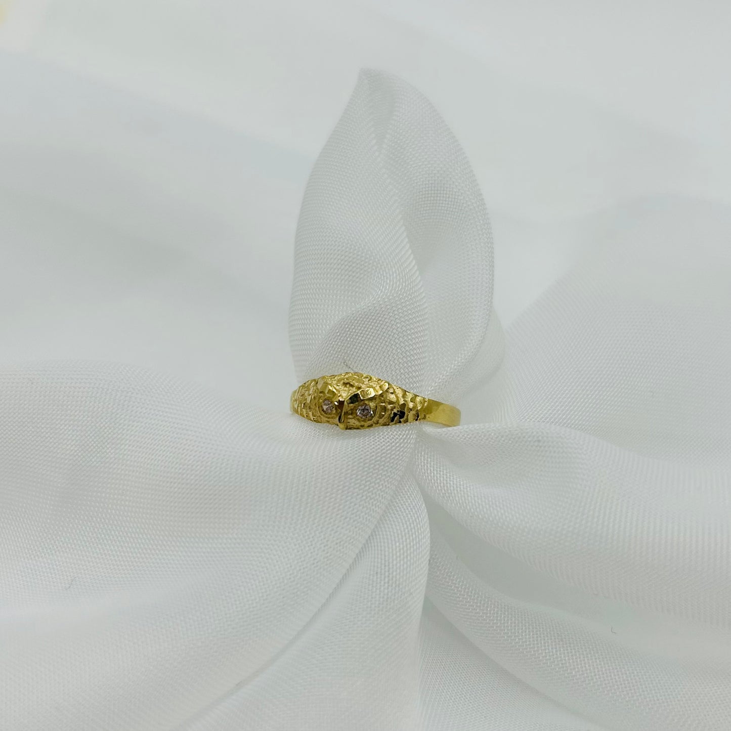 Anillo de Búho Oro 14K
