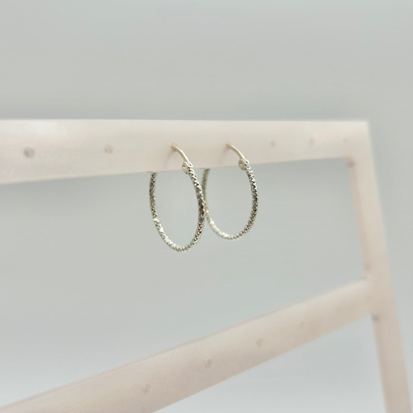 Arracadas Facetadas de Plata