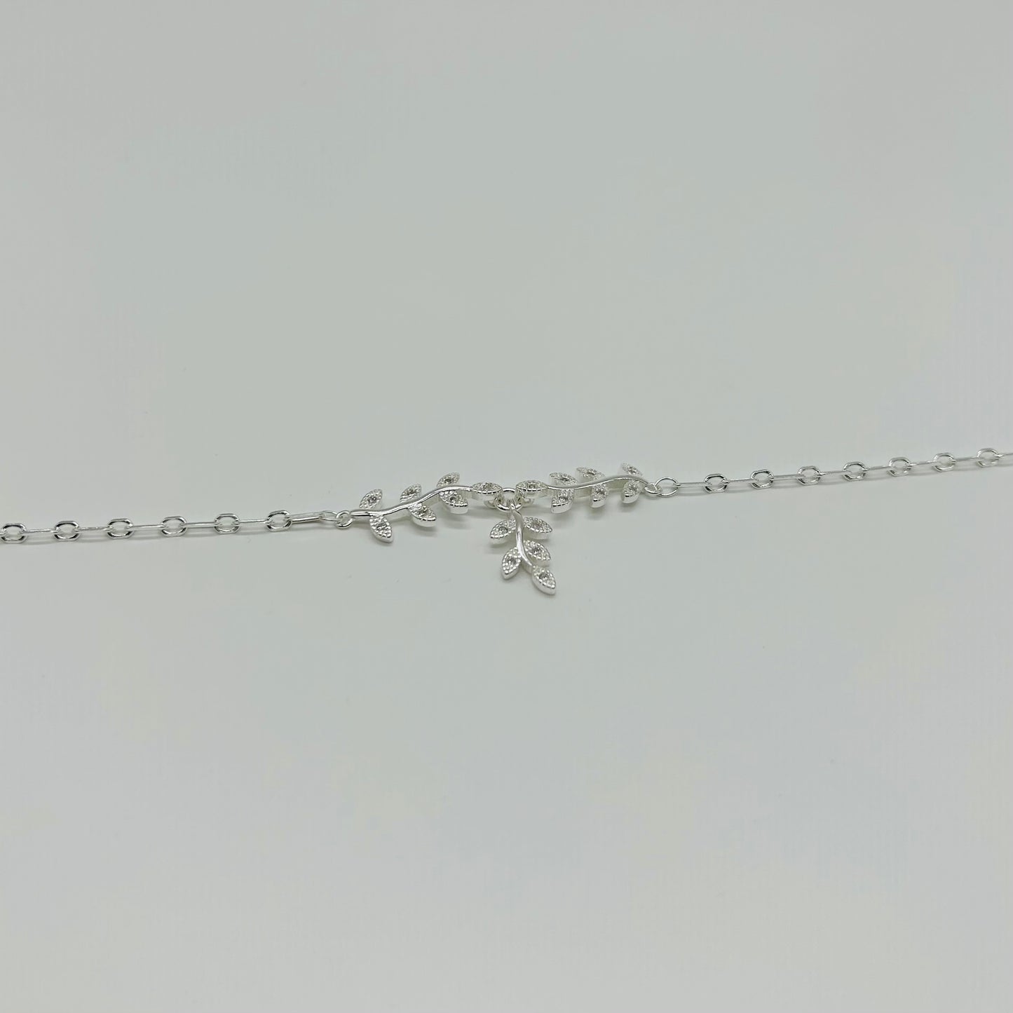 Pulsera Tres Hojas en Plata