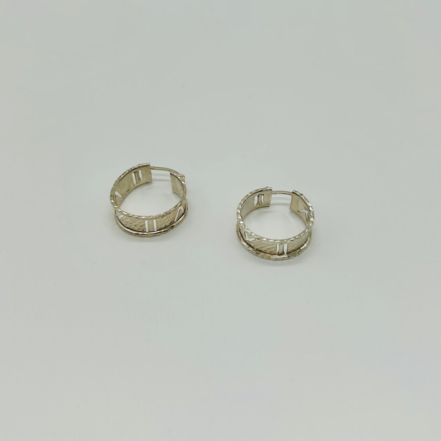 Arracadas de Grecas en Plata