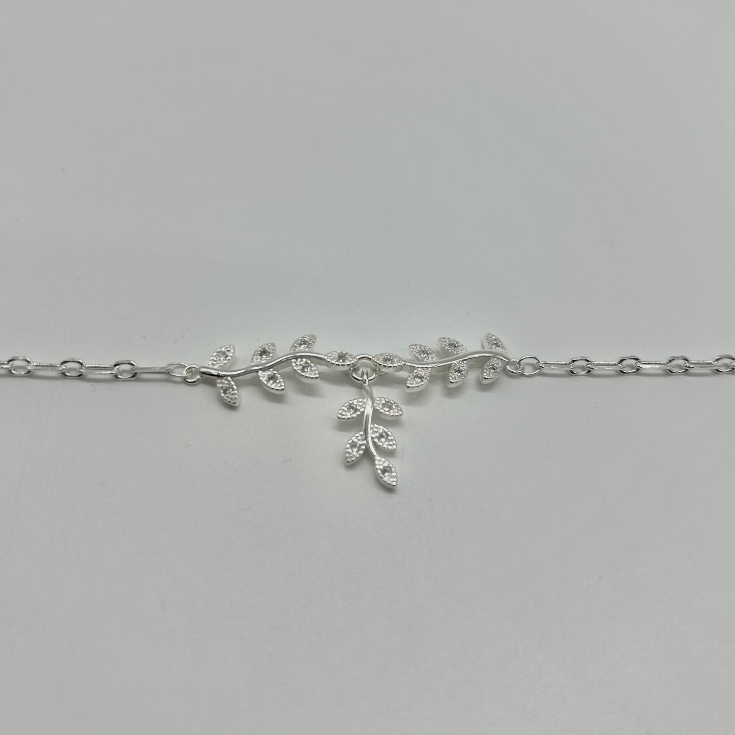 Pulsera Tres Hojas en Plata