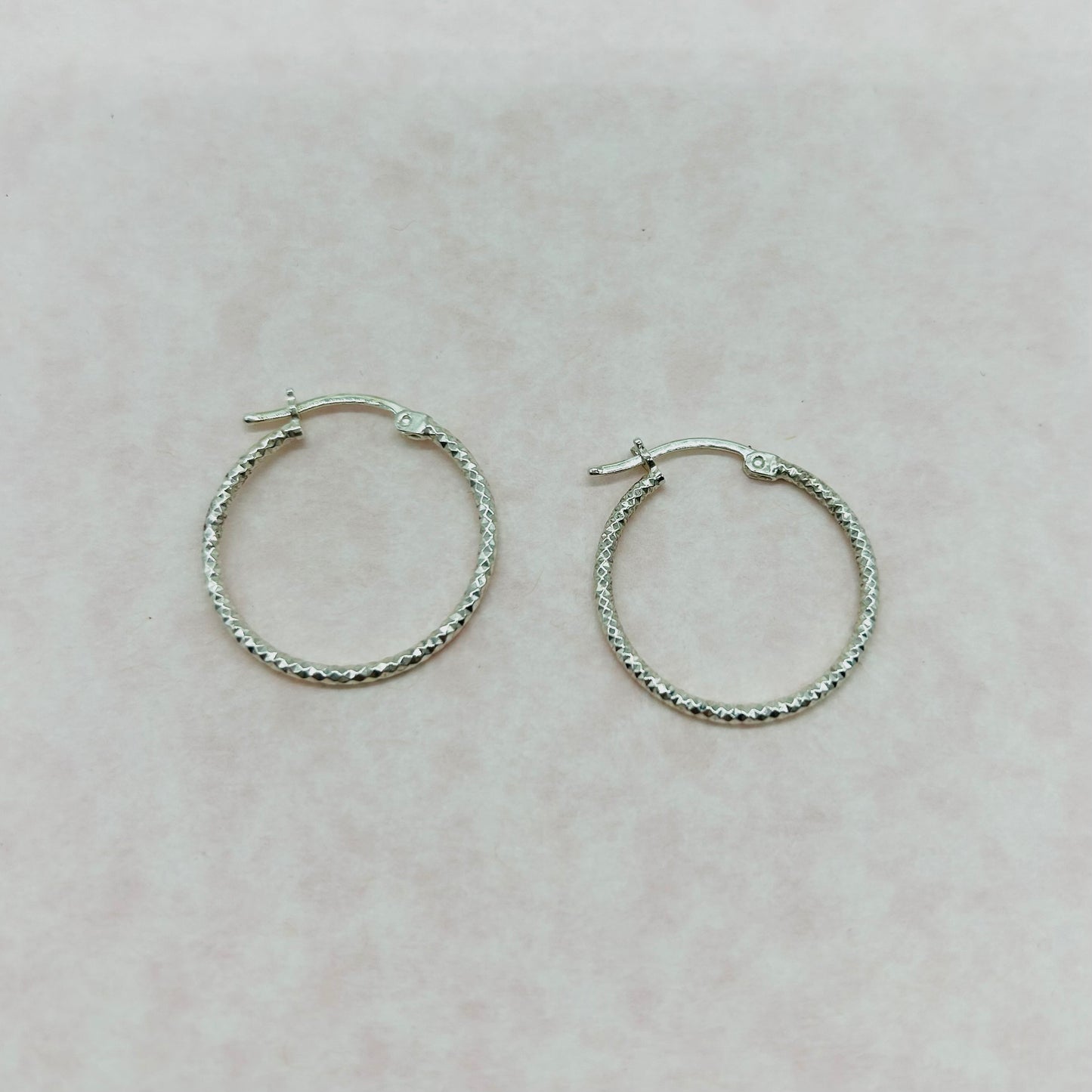 Arracadas Facetadas de Plata