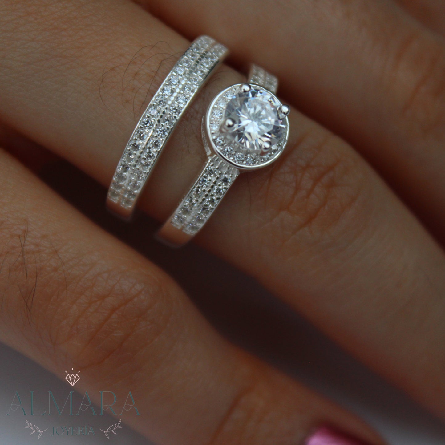 Anillos de Compromiso Circulo