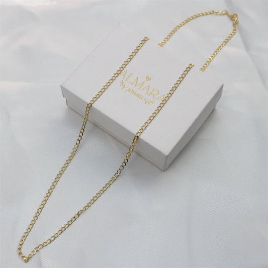 Cadena Barbada Oro 10K