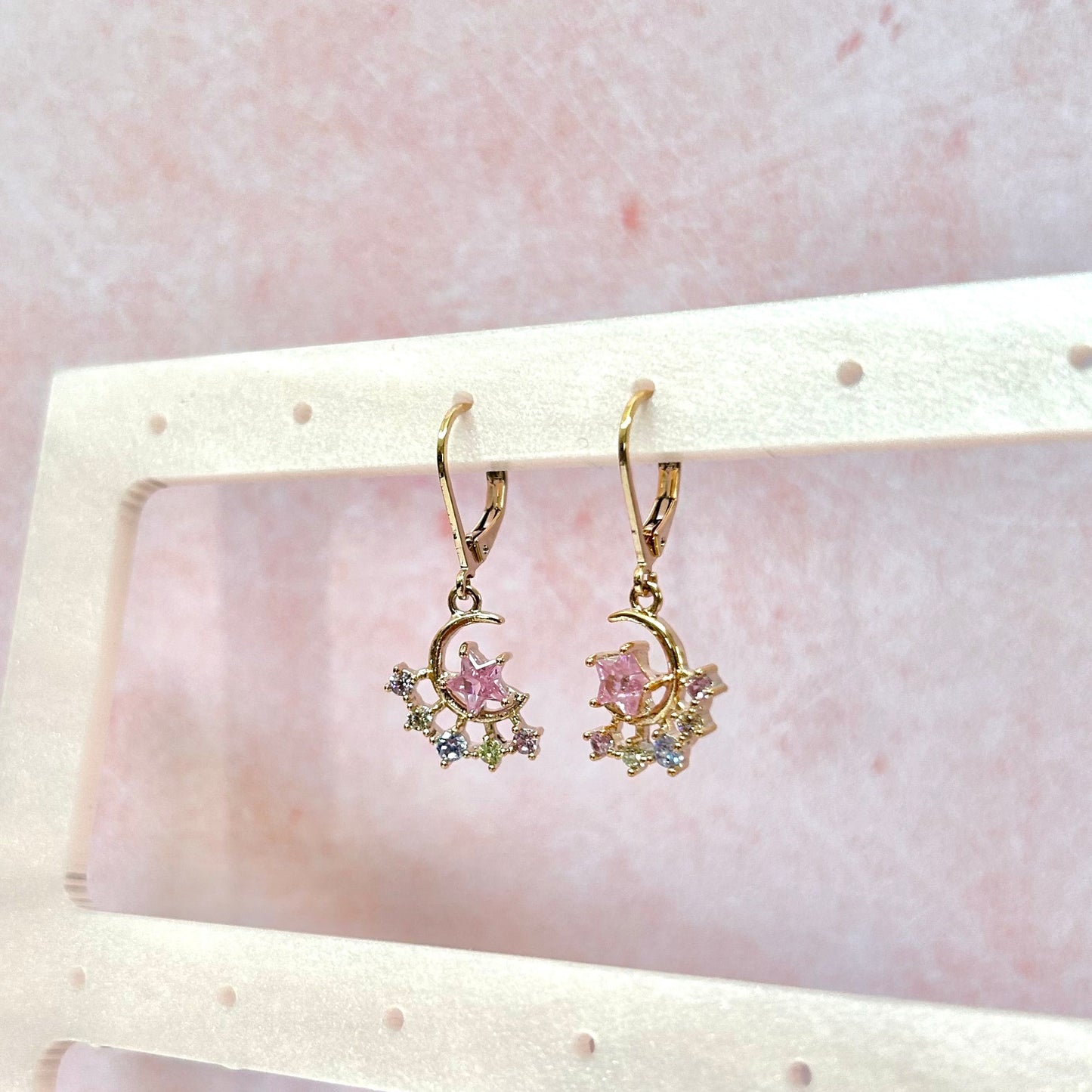 Conjunto Estrella y Luna Colores Pastel