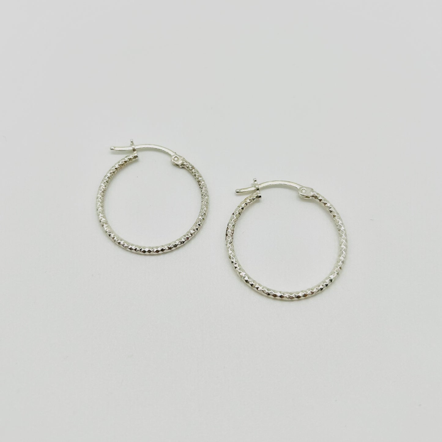 Arracadas Facetadas de Plata