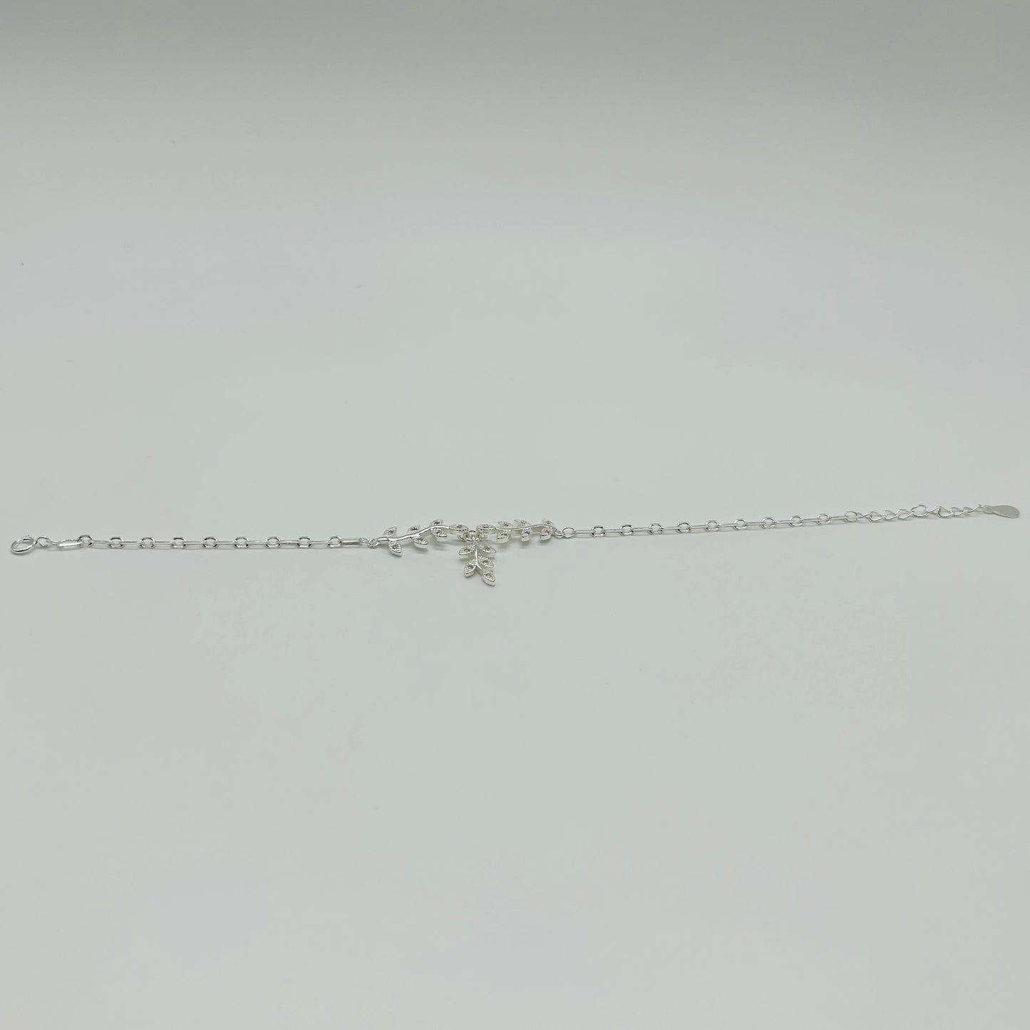 Pulsera Tres Hojas en Plata