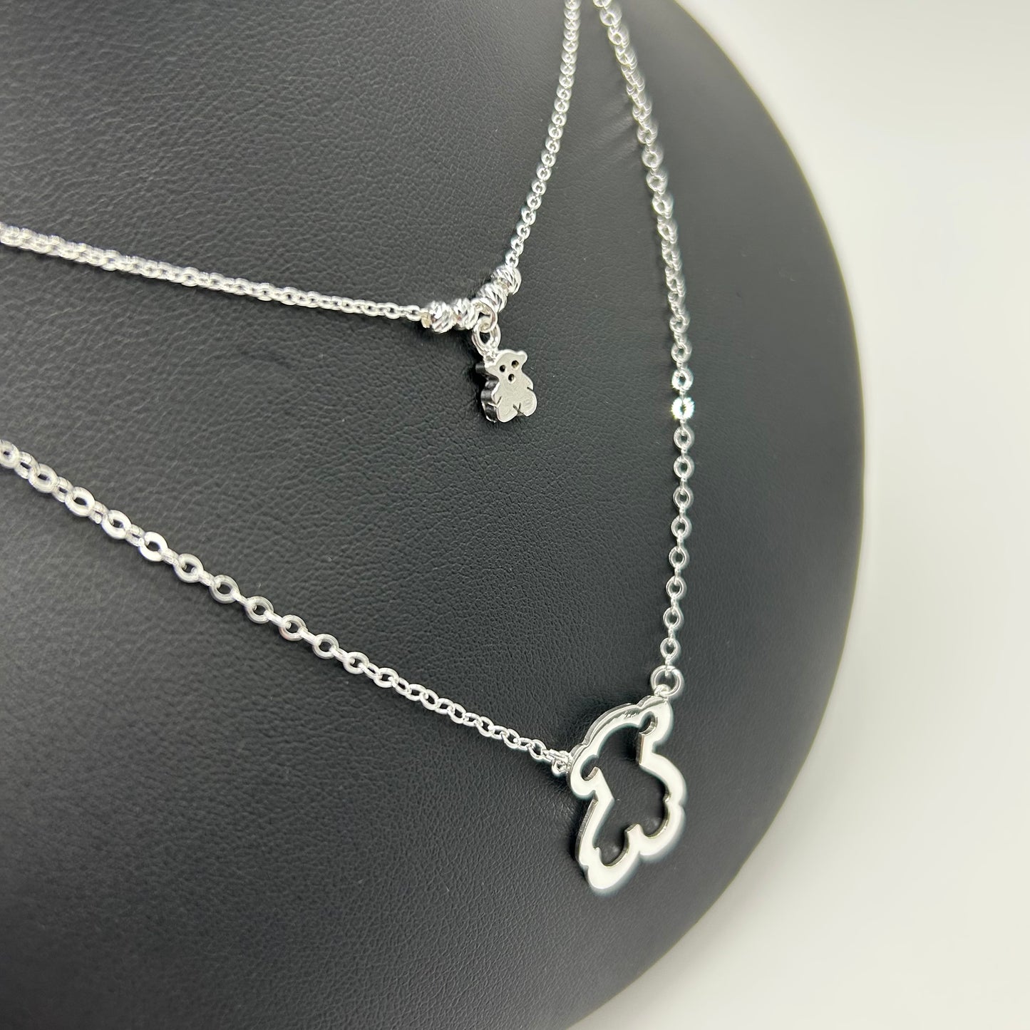 Collar Doble TOUS de Plata