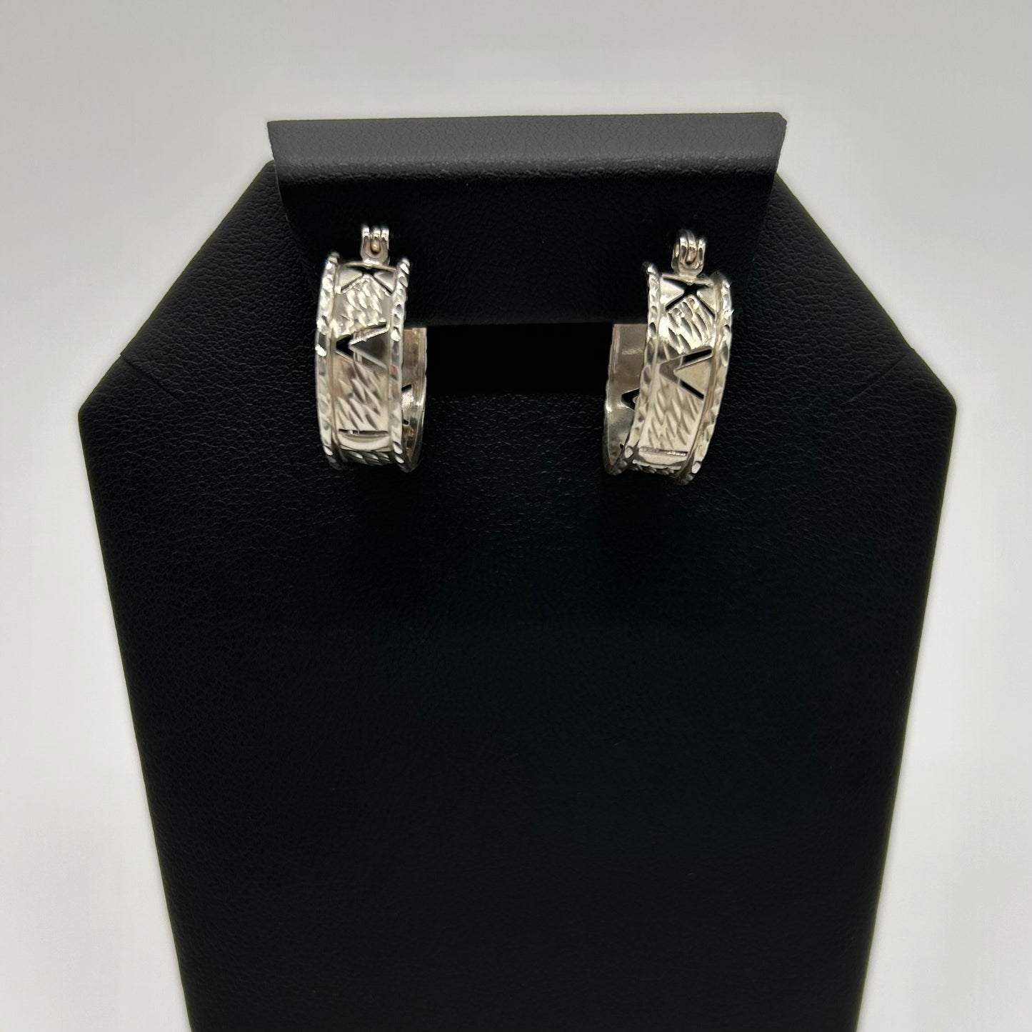 Arracadas de Grecas en Plata