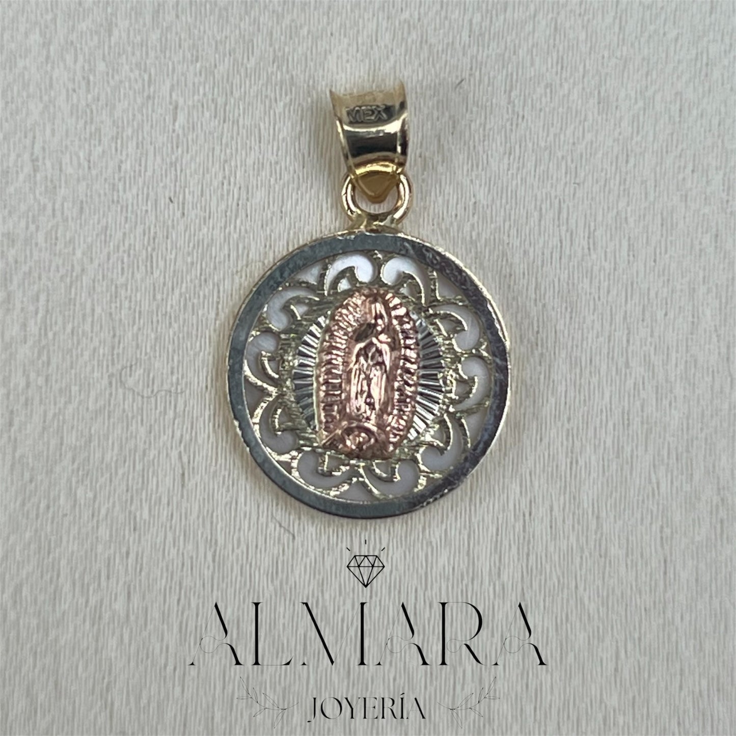 Medalla Virgen Dos Oros 10K