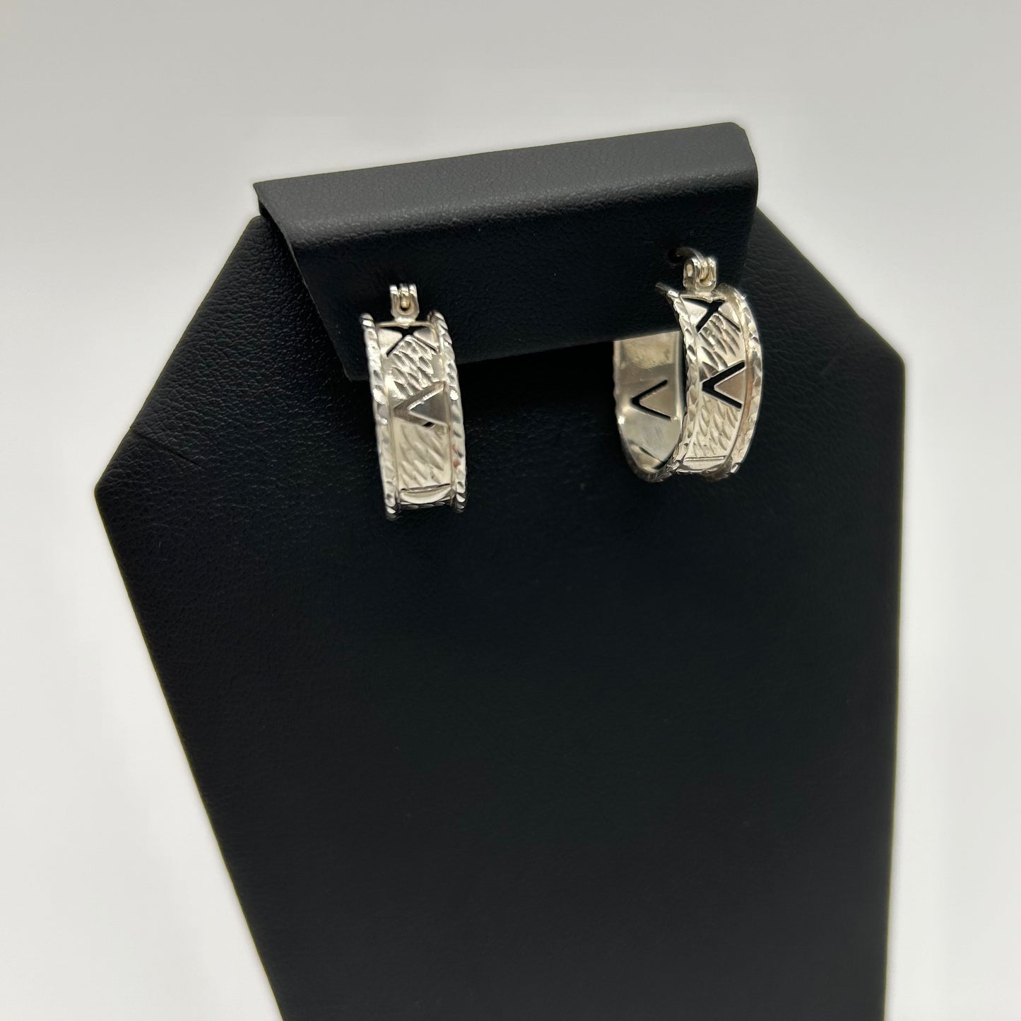 Arracadas de Grecas en Plata