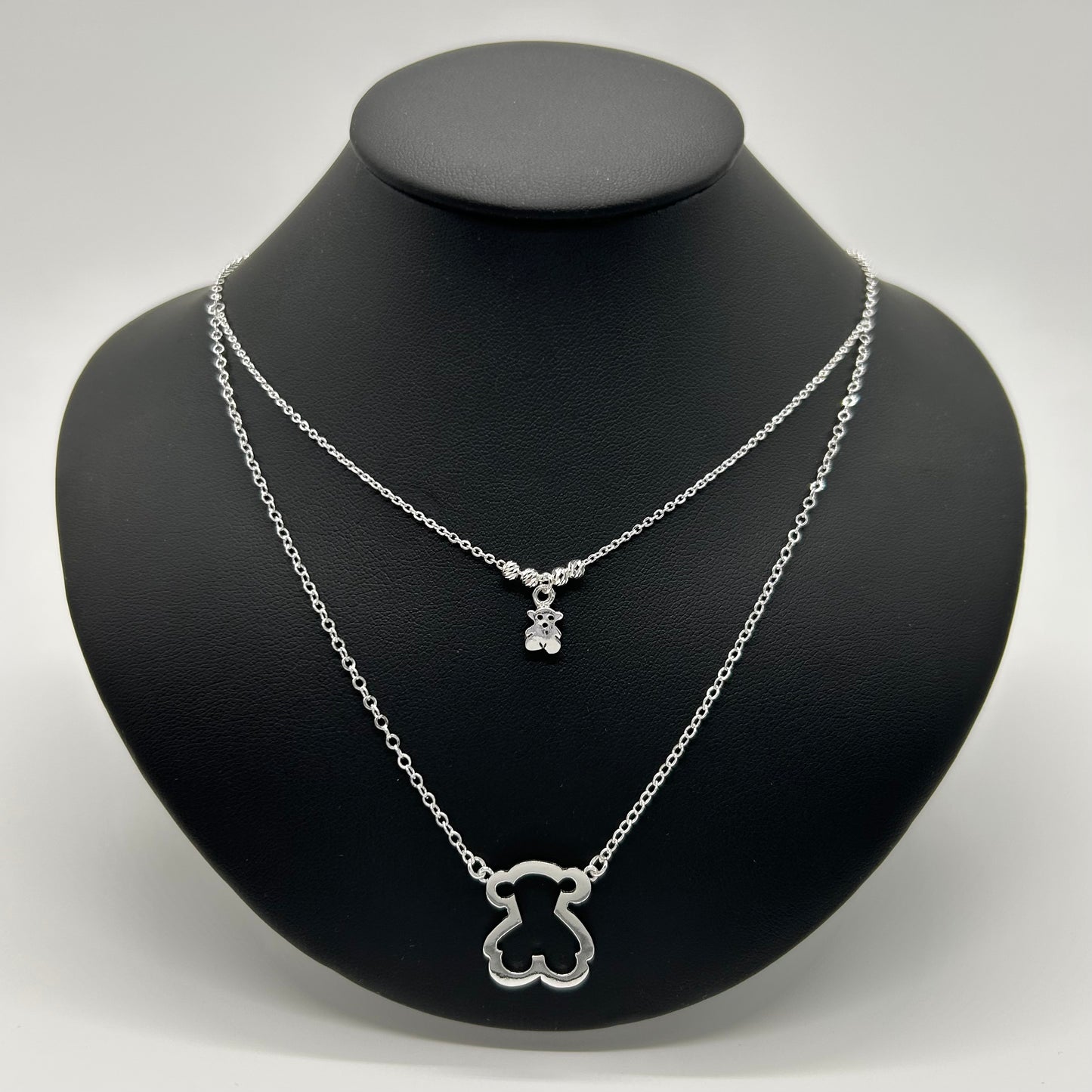 Collar Doble TOUS de Plata