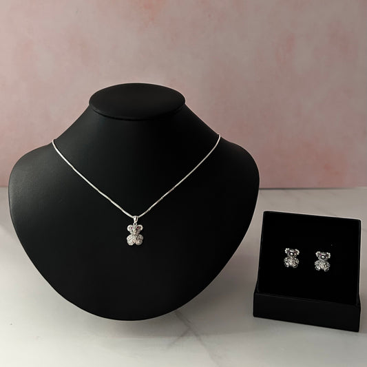 Conjunto Ositos Plata