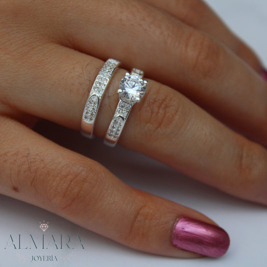 Anillos de Compromiso de Plata