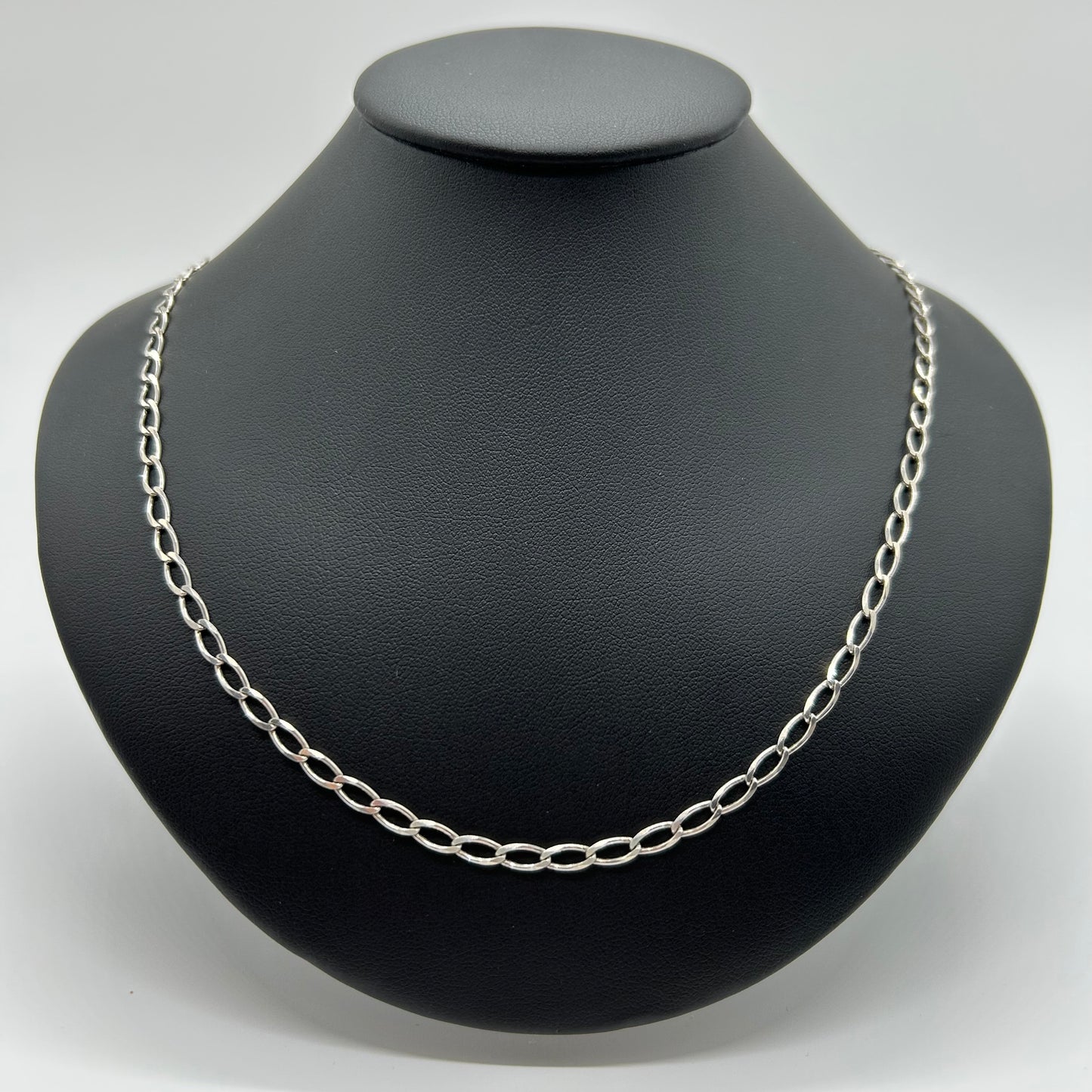 Cadena eslabones de plata