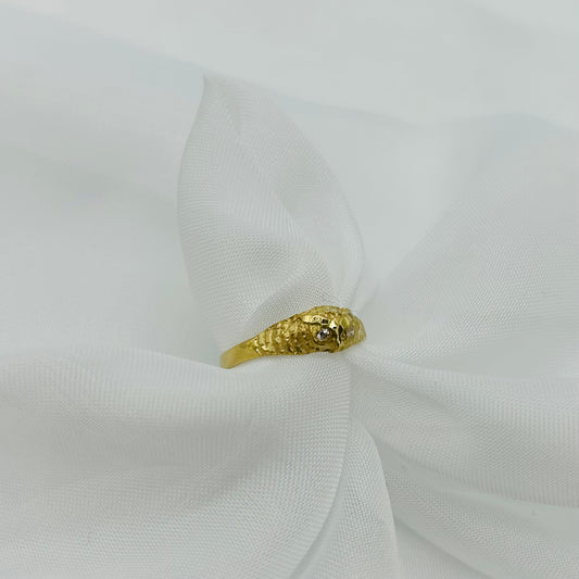 Anillo de Búho Oro 14K