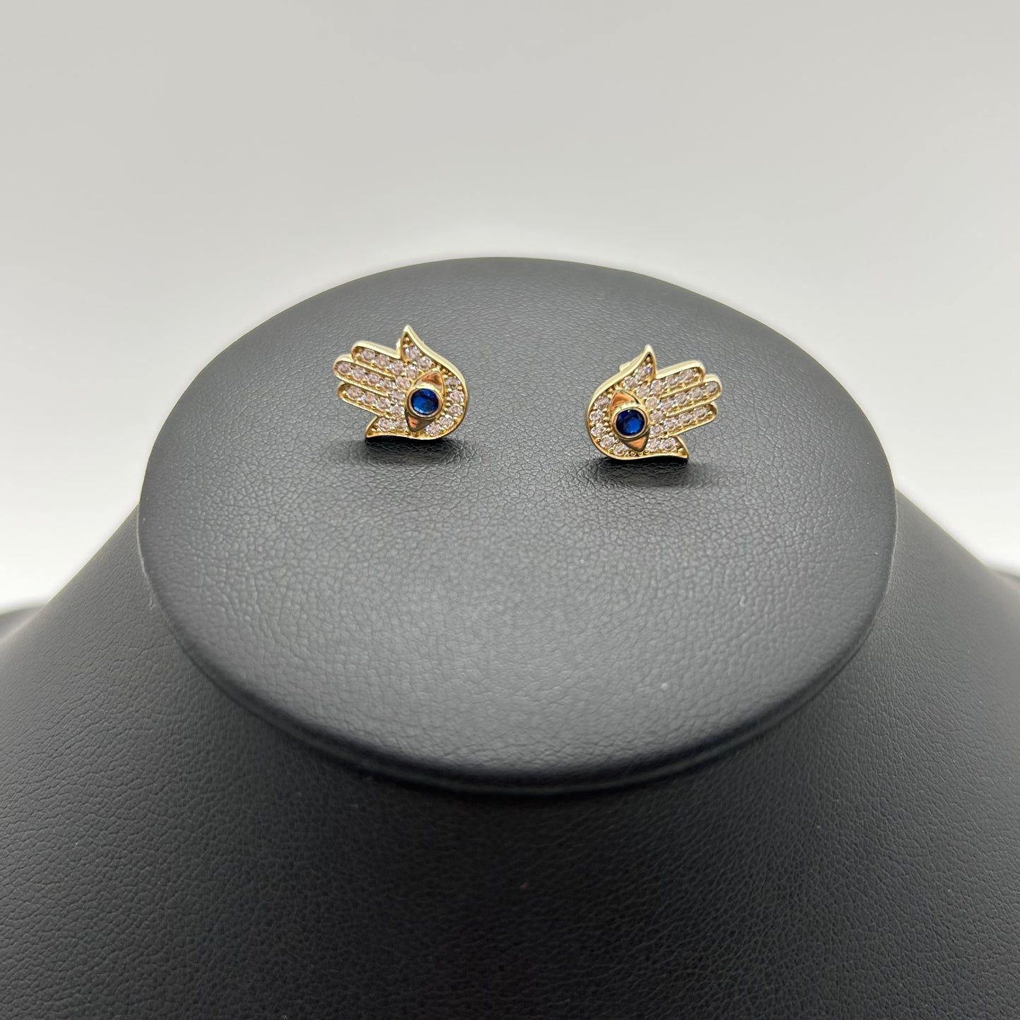 Aretes Manitas de Fátima de Oro 10K