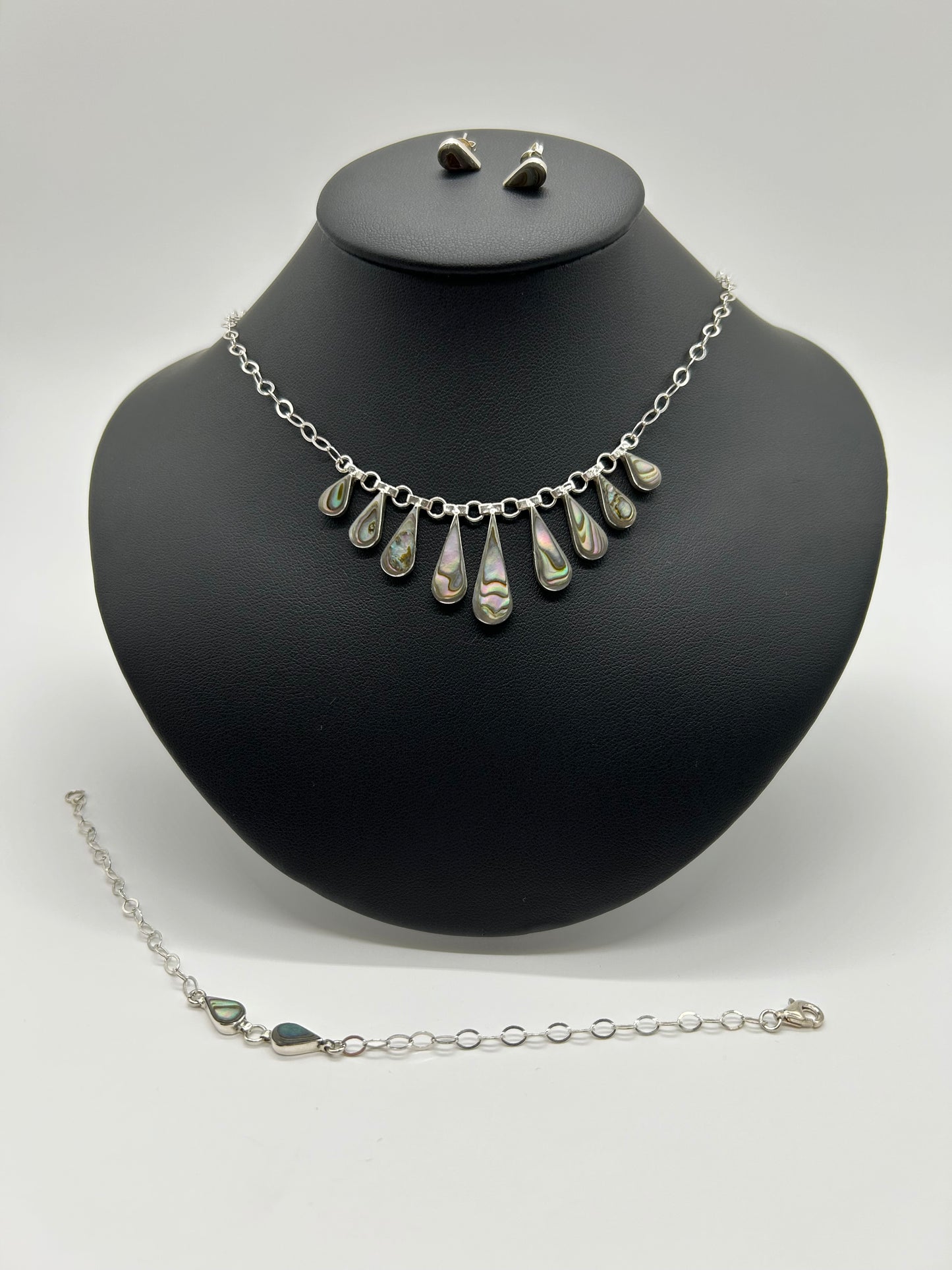 Conjunto de Piedras Naturales de Ópalo y Plata