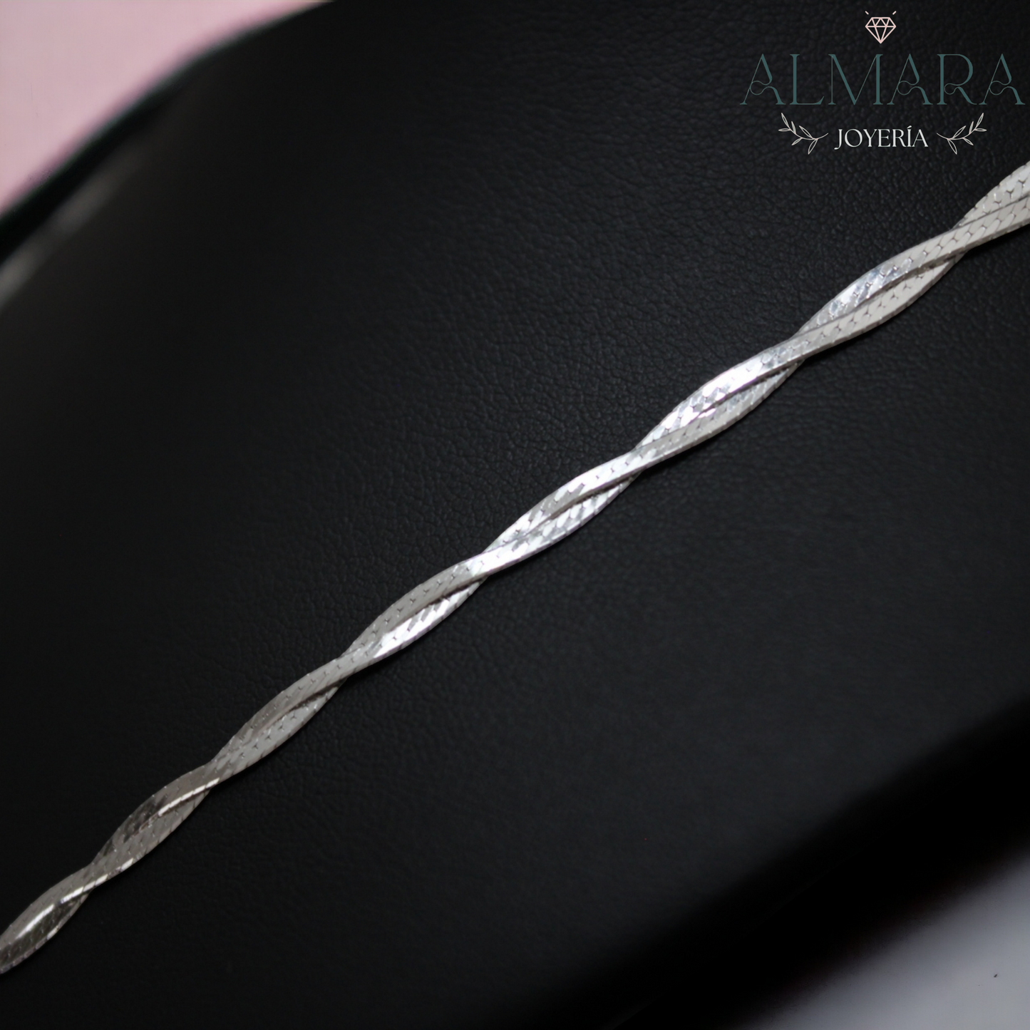 Gargantilla y Pulsera Trenzado Doble