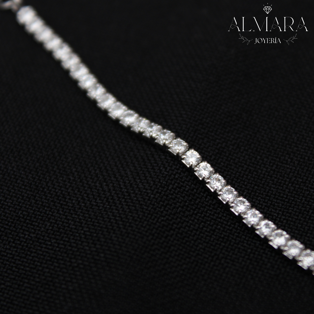 Pulsera con Flor y Zirconias