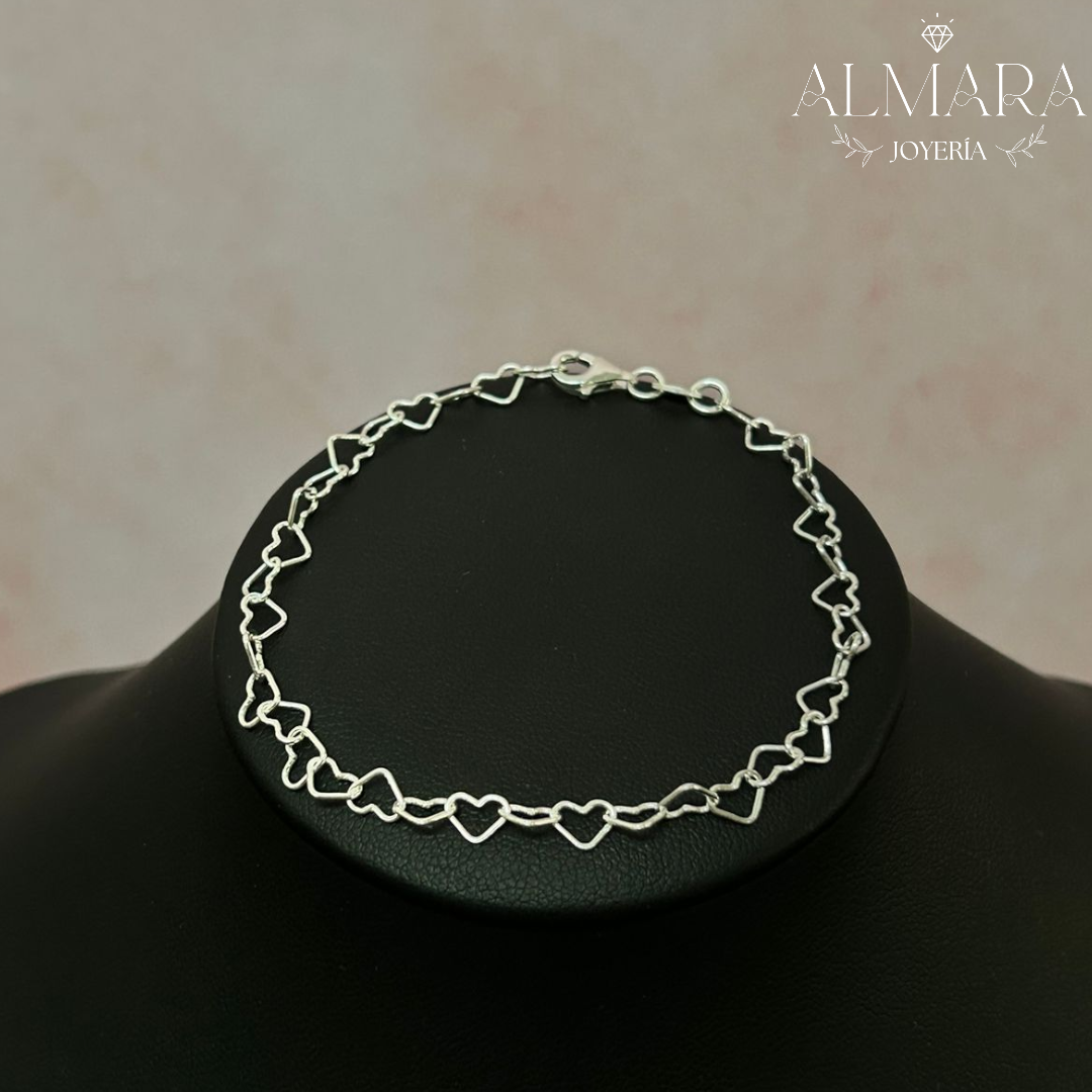 Pulsera Corazones