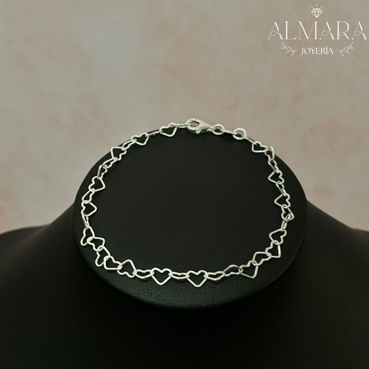 Pulsera Corazones