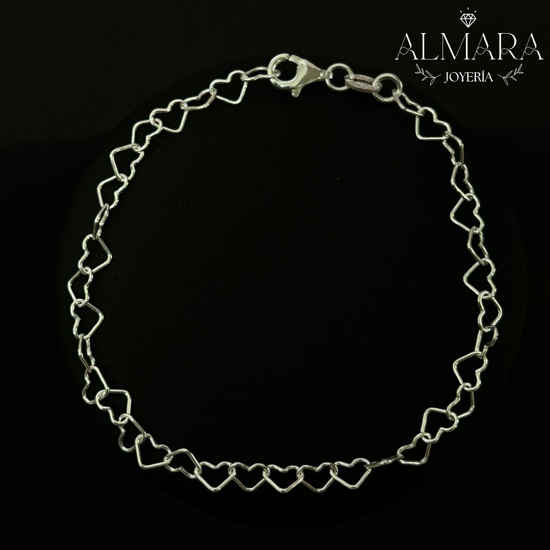 Pulsera Corazones