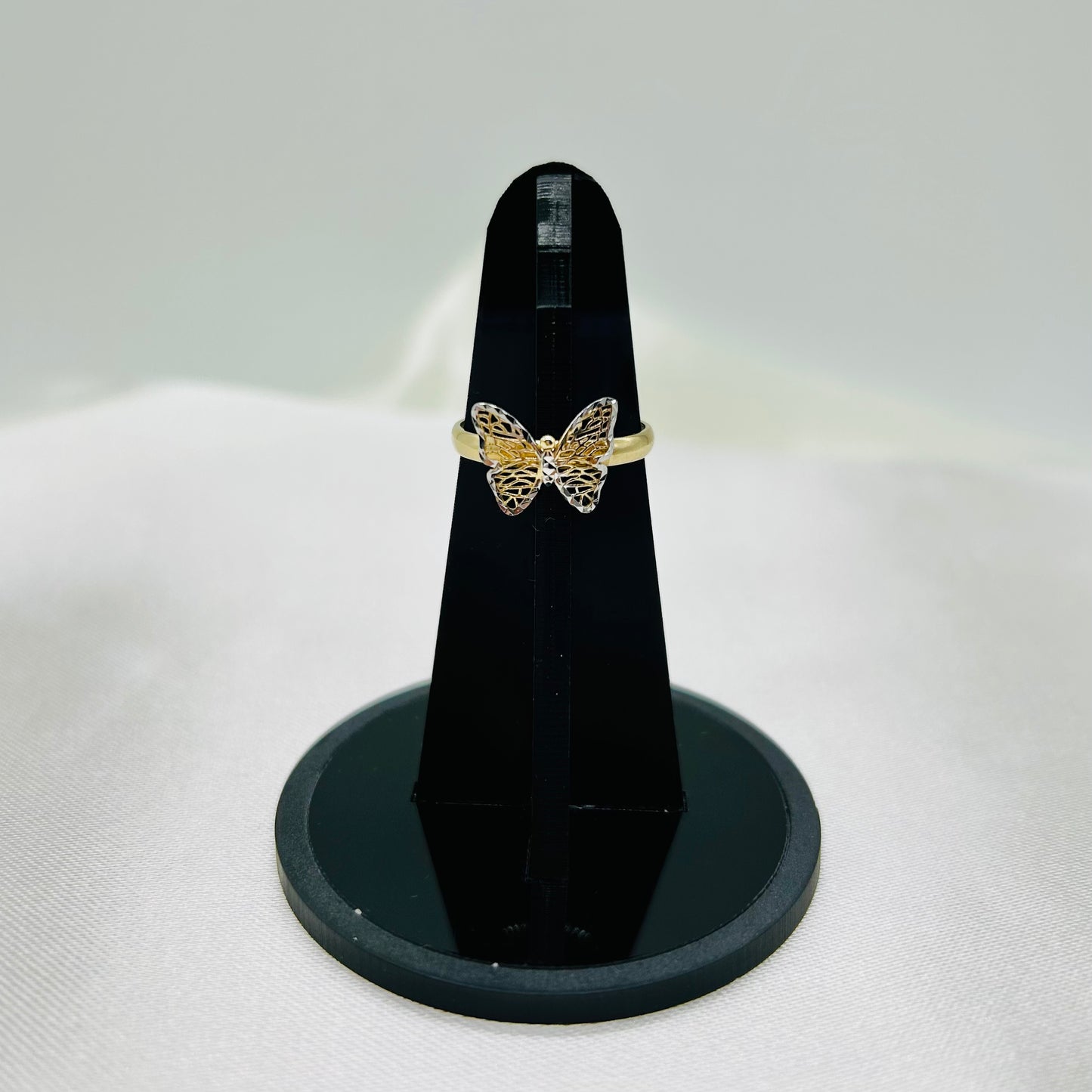 Anillo Mariposa en Dos Oros 10k