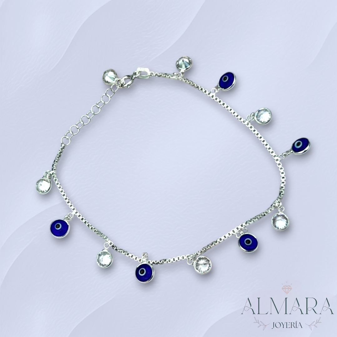 Pulsera de Ojo Turco con Zirconias