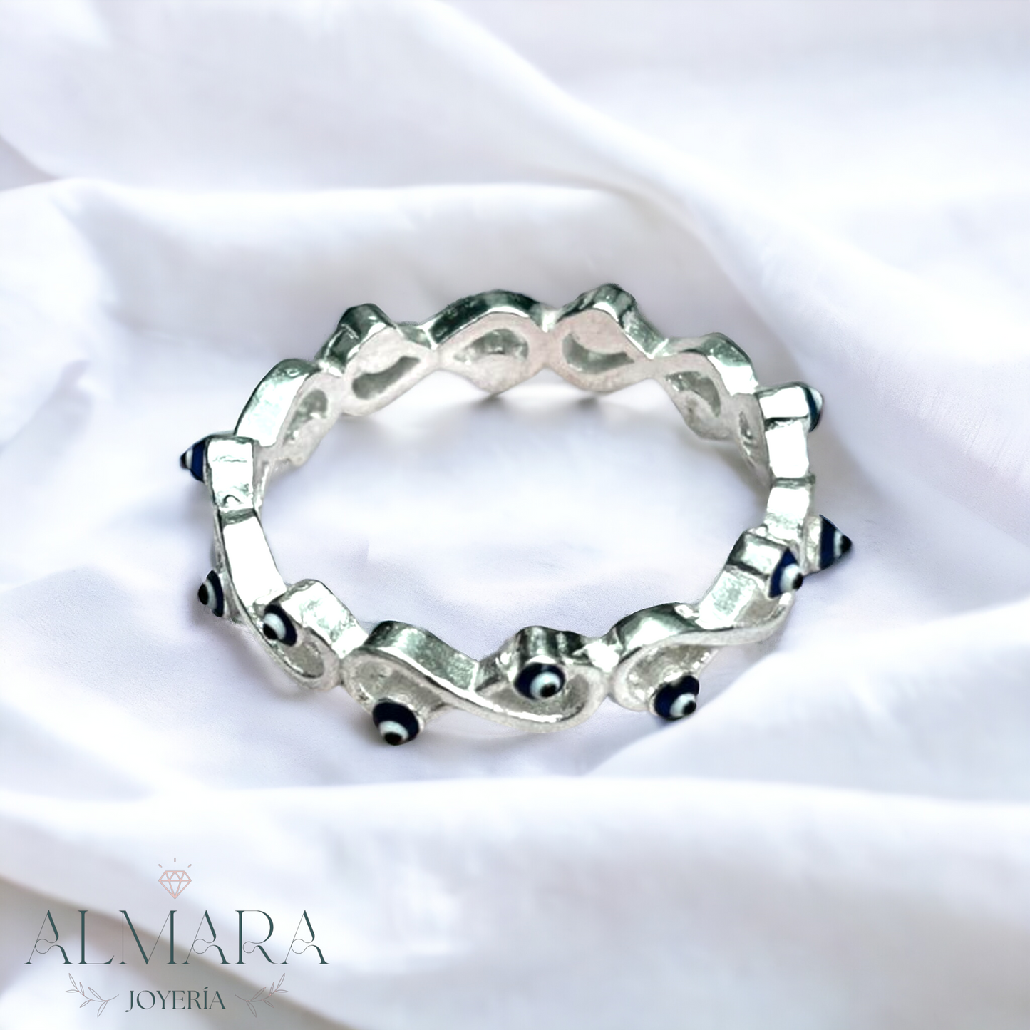 Anillo Churumbelas de Infinito y Ojo Turco