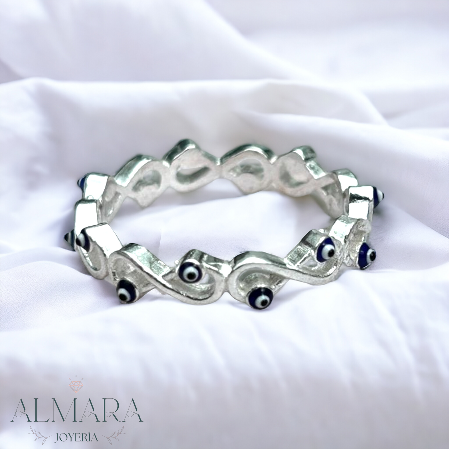 Anillo Churumbelas de Infinito y Ojo Turco