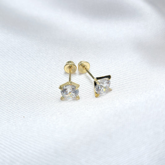 Broquel Zirconia Grande 14K