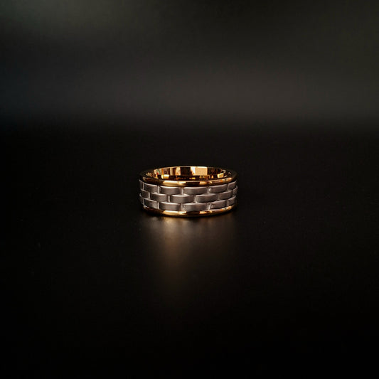 Anillo Trenzado Bicolor